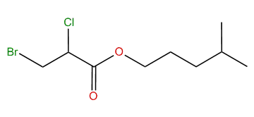 4-Methylpentyl 3-bromo-2-chloropropanoate